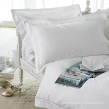 Luxury Hotel Textile 100% coton blanc Ensemble de draps et ensembles de literie